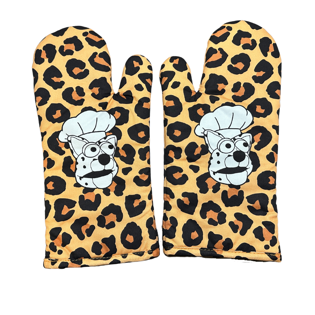 CHEETAH OVEN MITTS!