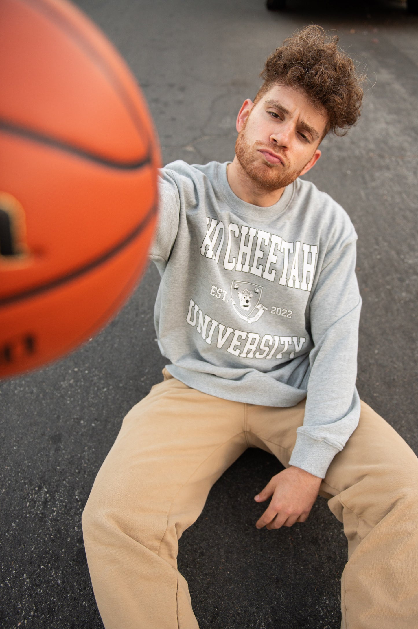 AYO CHEETAH UNIVERSITY SWEATER