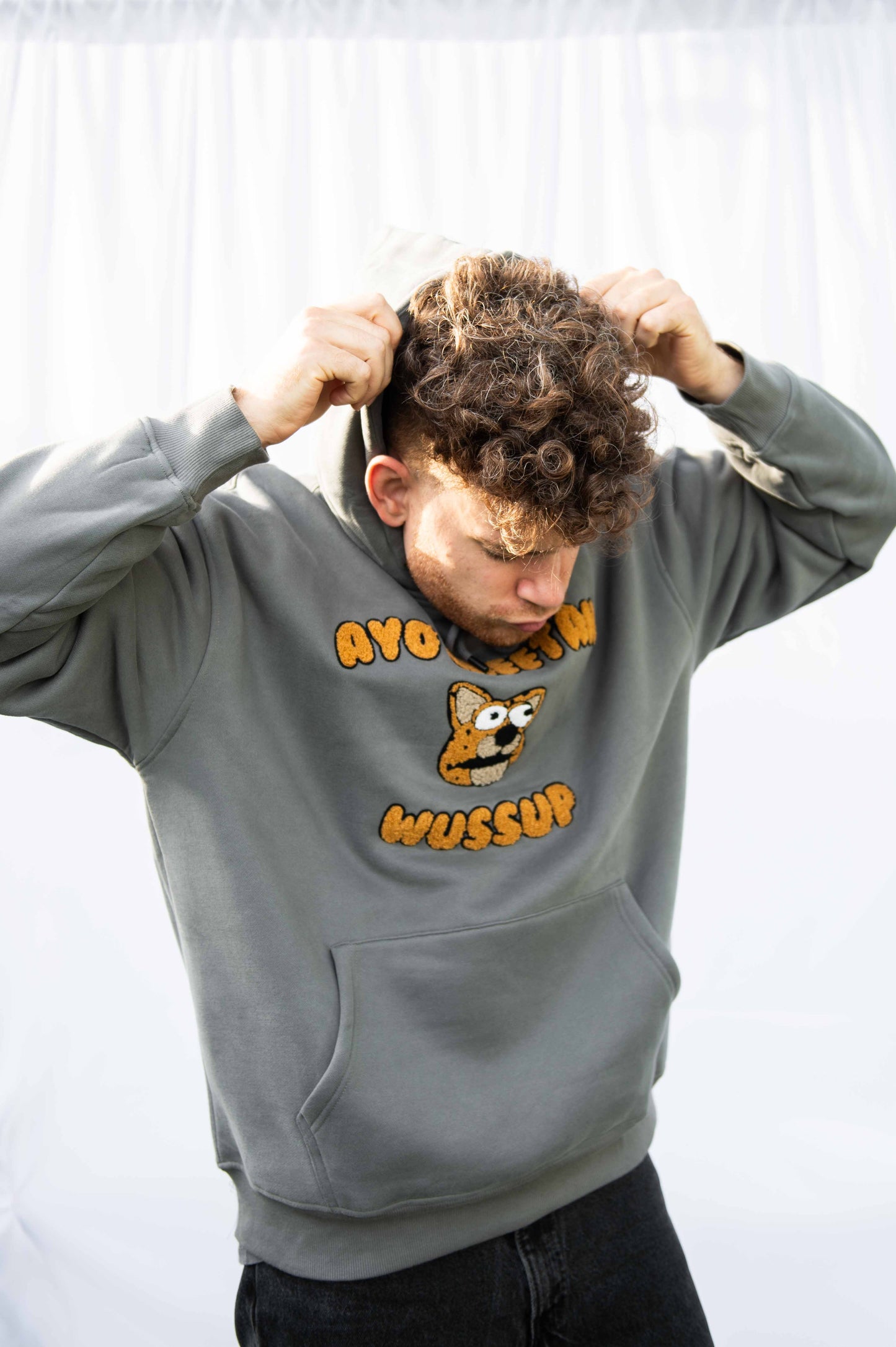 AYO CHEETAH CHENILLE HOODIE