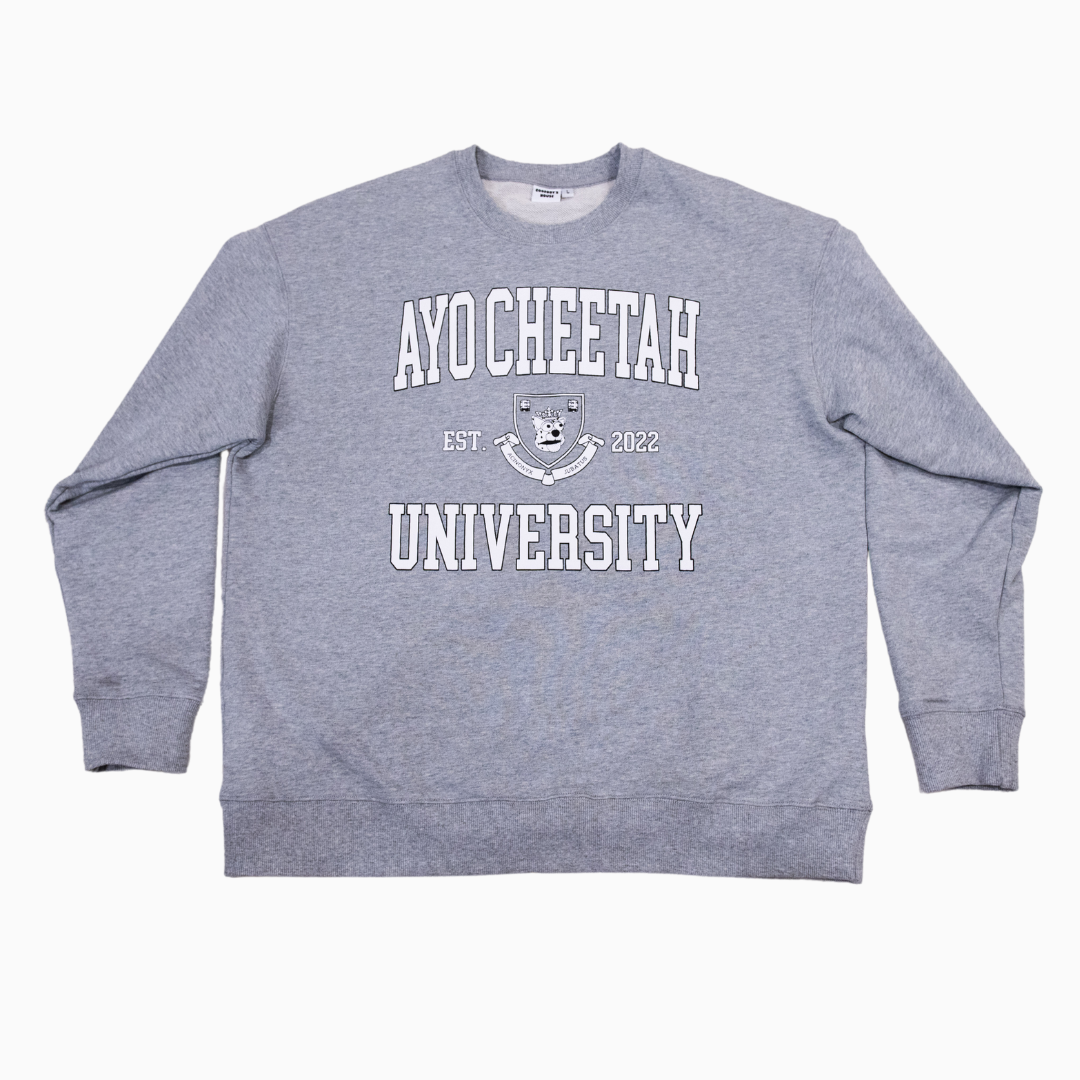 AYO CHEETAH UNIVERSITY SWEATER